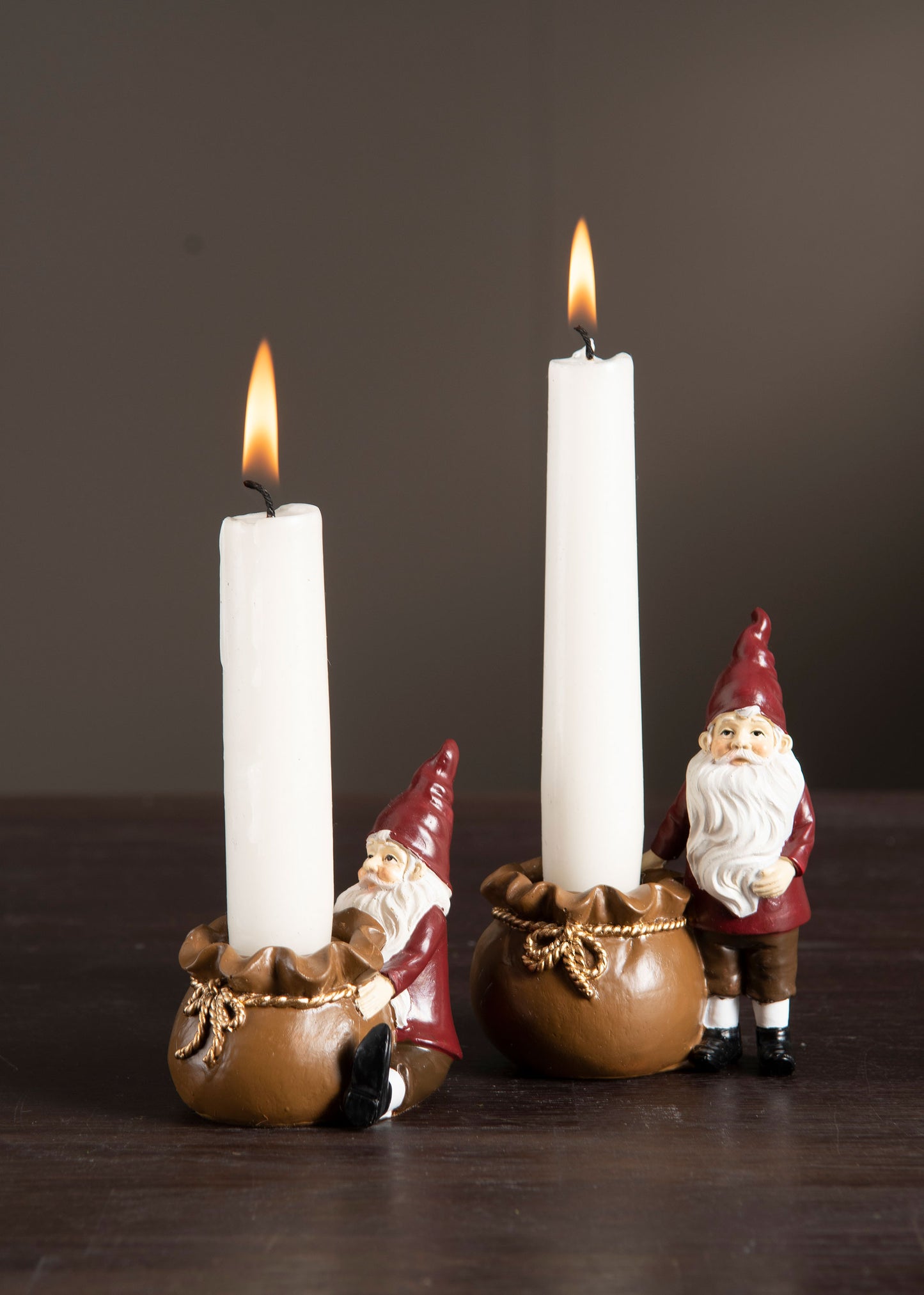 A lot Ljushållare Tomte