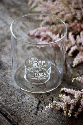 Majas Glaslykta "Tillsammans mot cancer"