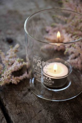 Majas Glaslykta "Tillsammans mot cancer"