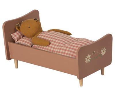 Maileg Träsäng Rose - Teddy mum