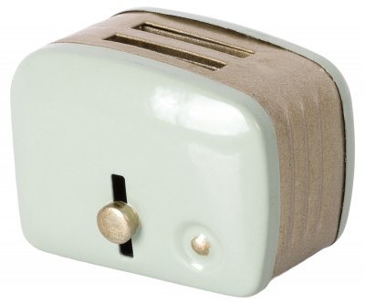 Maileg Miniature Toaster & bread - mint