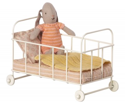Maileg Barnsäng vit - Micro