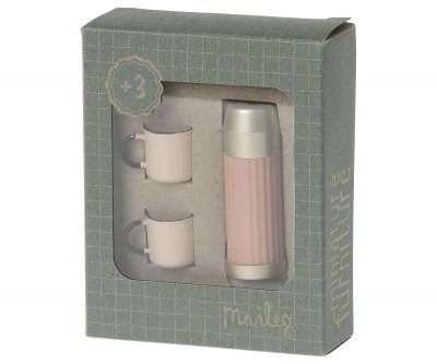 Maileg Termos med muggar - Soft coral