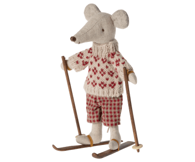 Maileg Ski and poles - Mum & Dad