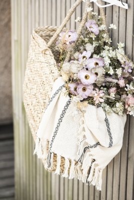 Ib Laursen Blommor rosa/gröna nyanser