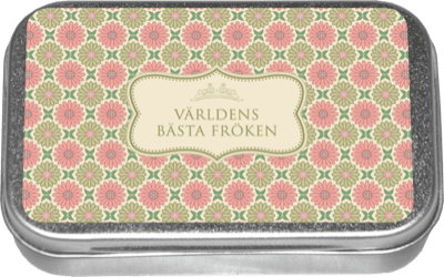 Sköna ting Pastillask - Världens bästa fröken