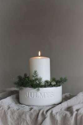 Majas Julmys kruka/skål vit