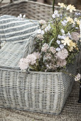 Ib Laursen Blommor blåa nyanser