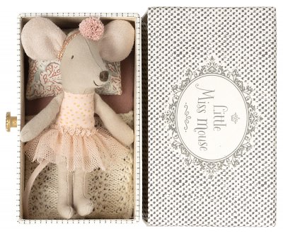 Maileg Dance Mouse in daybed - Little sister