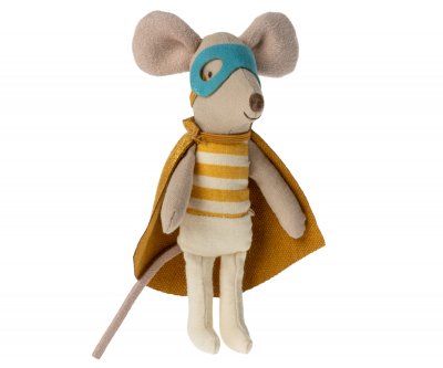 Maileg Super Hero Mouse, Little brother in box