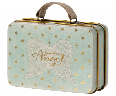 Maileg Angel mouse in suitcase