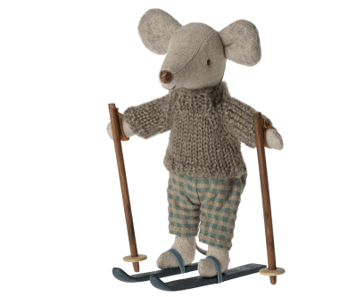 Maileg Winter mouse with ski set - Big brother