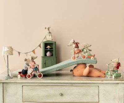 Maileg Tricycle mouse Big sister - red