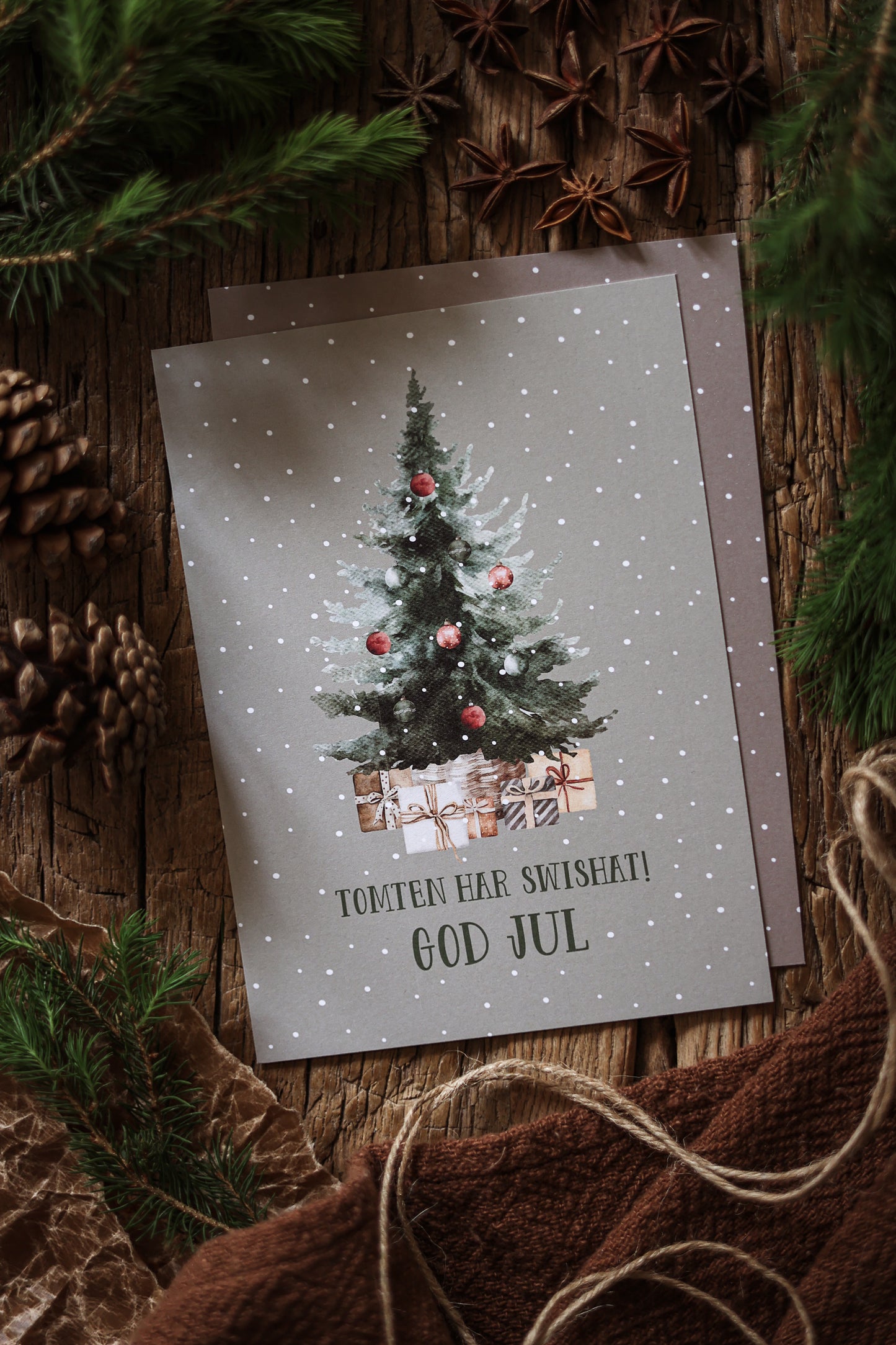 Majas Julkort Tomten har swishat!