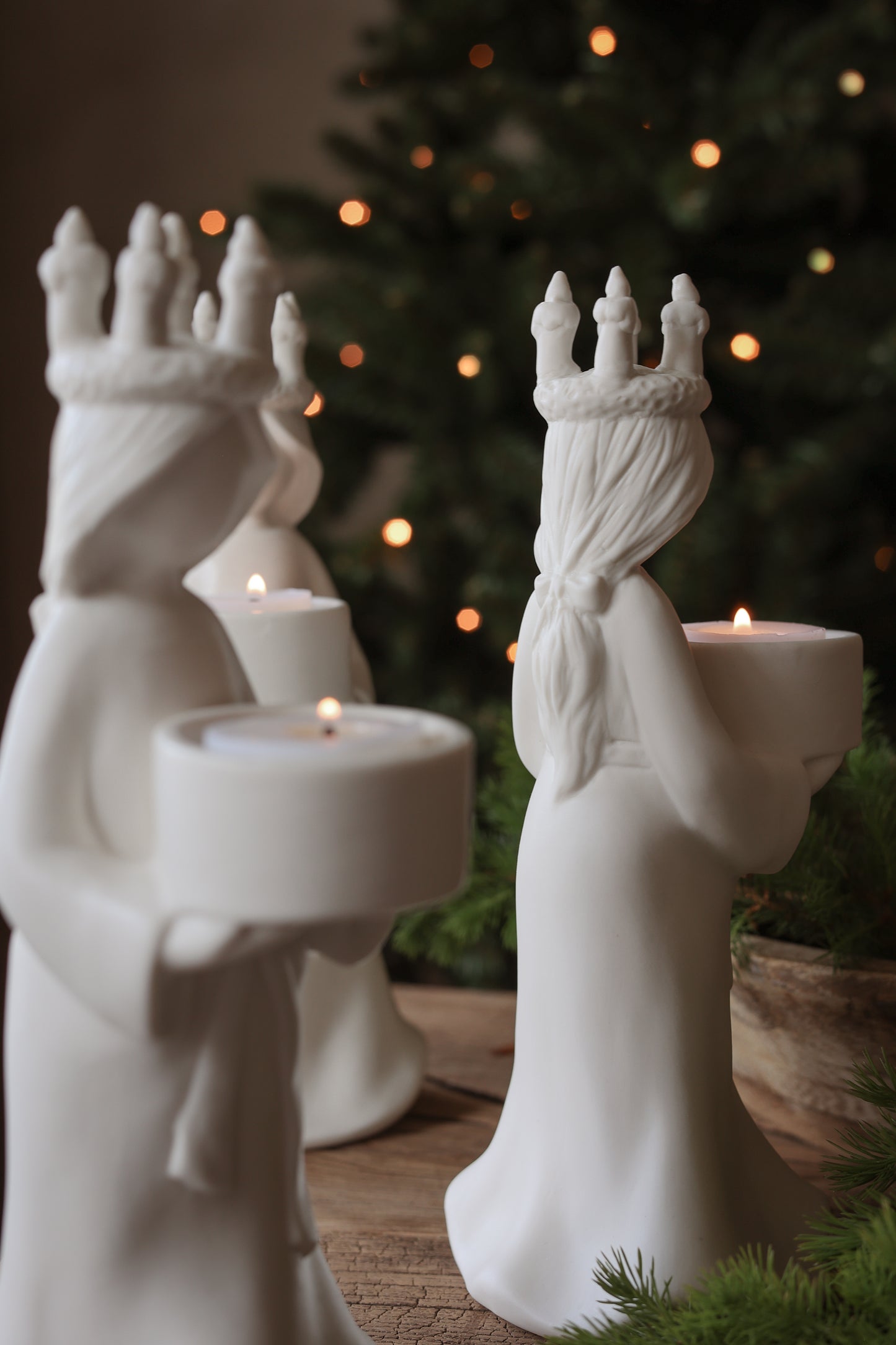 Majas Lucia för värmeljus
