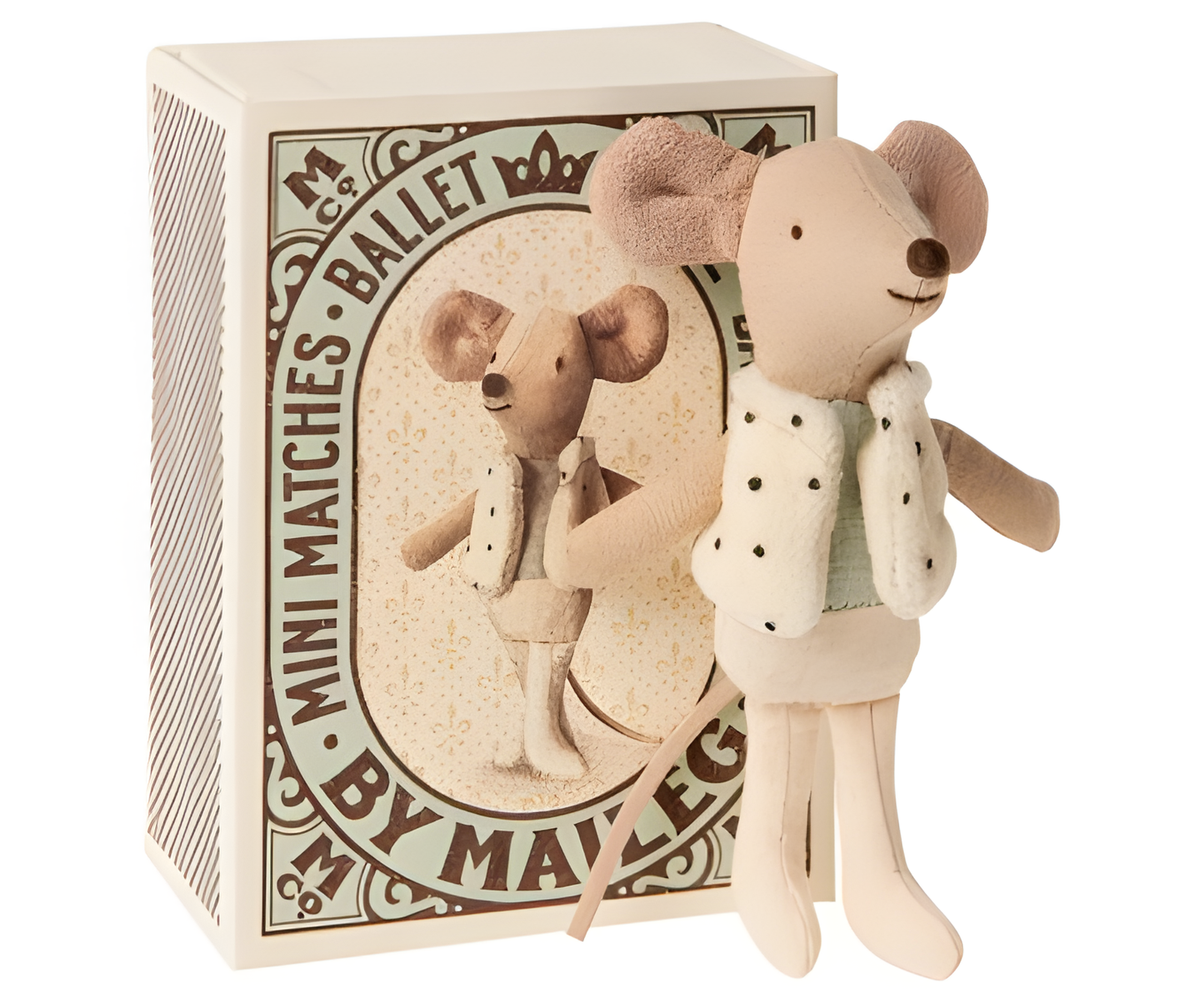 Köp Maileg Dancer Mouse, Little brother in box – Unik produkt från Taavola Gården