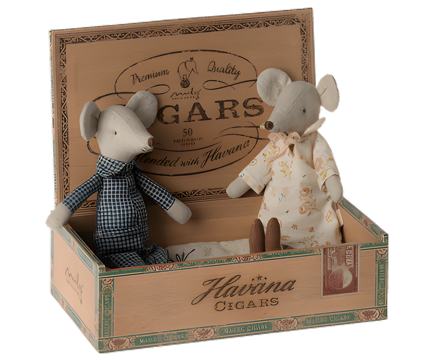 Köp Maileg Grandma & Grandma in cigarbox – Unik produkt från Taavola Gården