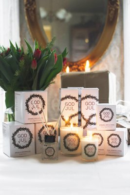 Klinta Doftpinnar God Jul - Guld, Rökelse & Myrra