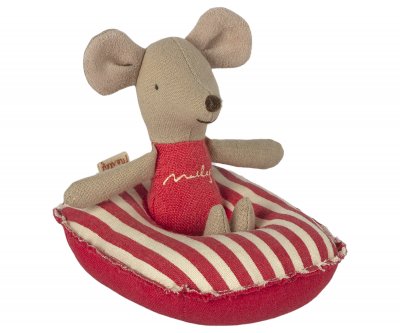 Maileg Rubber boat - Red stripe