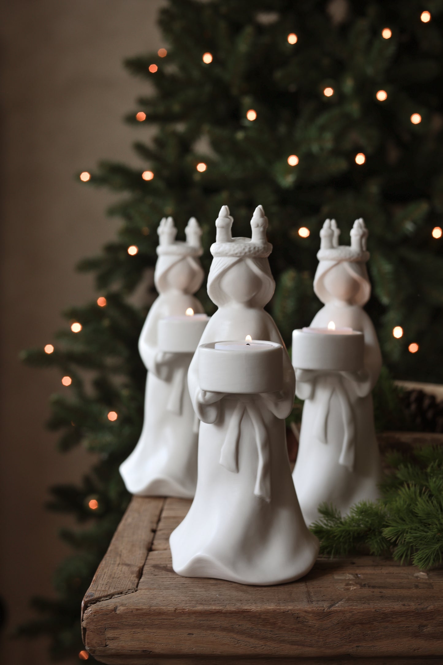 Majas Lucia för värmeljus