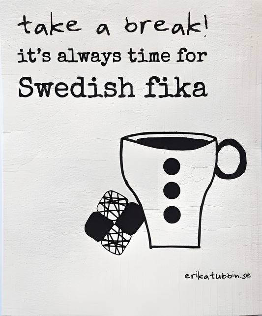 Köp Erika Tubbin Disktrasa "Swedish fika" – Unik produkt från Taavola Gården