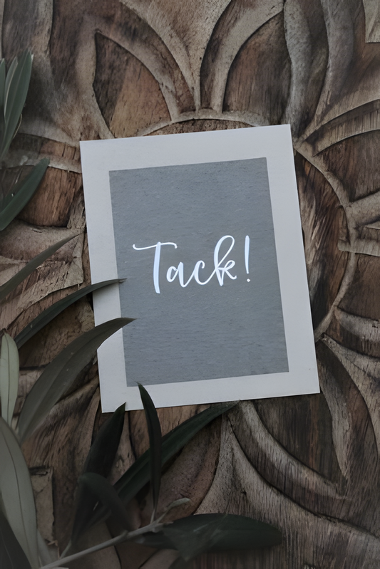 Köp Majas Kort "Tack!" – Unik produkt från Taavola Gården