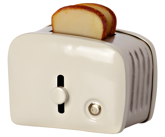 Köp Maileg Miniature Toaster & bread - off white – Unik produkt från Taavola Gården