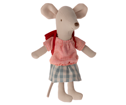 Köp Maileg Tricycle mouse Big sister - red – Unik produkt från Taavola Gården
