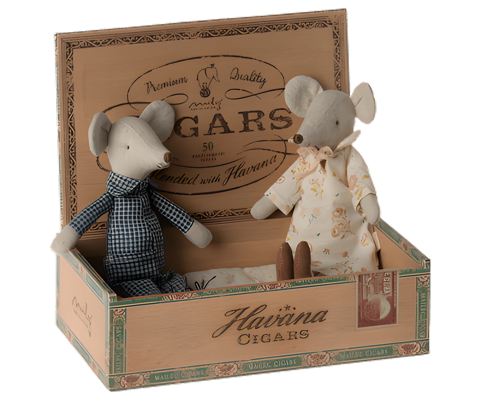 Köp Maileg Grandma & Grandma in cigarbox – Unik produkt från Taavola Gården