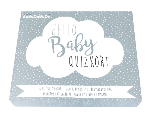 Köp Jabadabado Quizkort Hello Baby – Unik produkt från Taavola Gården