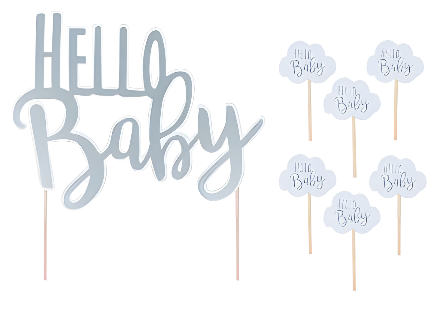 Köp Jabadabado Tårtdekoration Hello Baby – Unik produkt från Taavola Gården