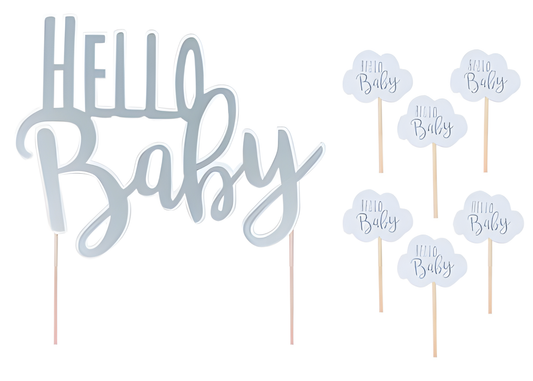 Köp Jabadabado Tårtdekoration Hello Baby – Unik produkt från Taavola Gården