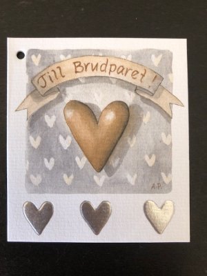 Litet kort - Till brudparet