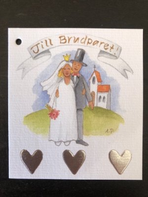 Litet kort - Till brudparet